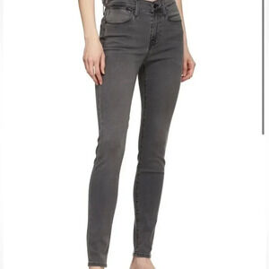 FRAME Le High Skinny Jeans In Light Gray Size 29 Waist